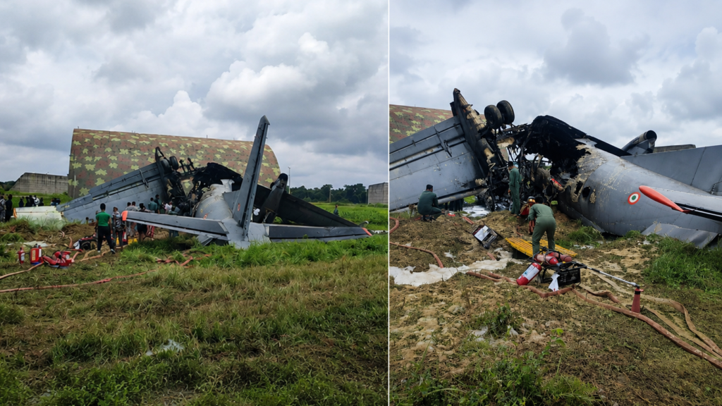 IAF AN-32 ವಿಮಾನ ಪತನ: ಲ್ಯಾಂಡಿಂಗ್ ವೇಳೆ ಭೀಕರ ದುರಂತ, 5 ಭಾರತೀಯ ವಾಯುಸೇನಾ ಸಿಬ್ಬಂದಿ ಸಾವು!
